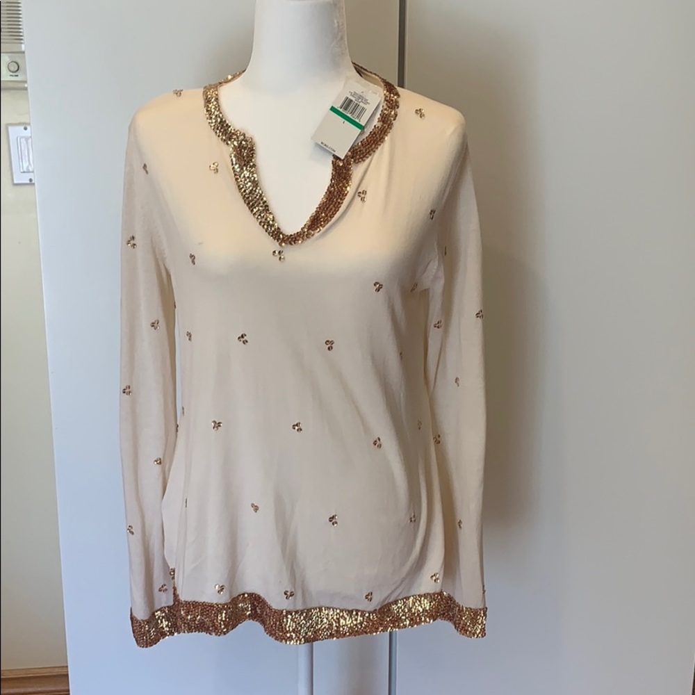BCBG tunic sweater.